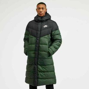 Nike Sportswear Windrunner Down Fill Long Puffer Parker Jacket Size XL